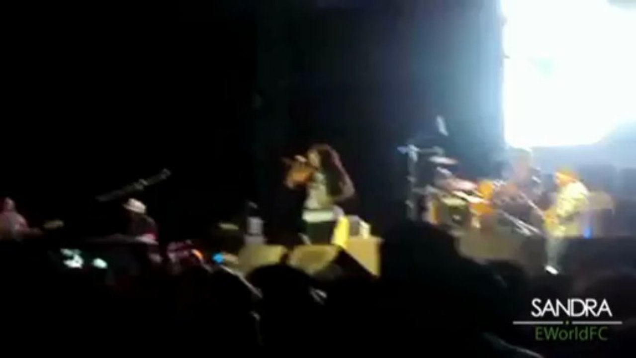 Sandra Echeverría en el Concierto EXA