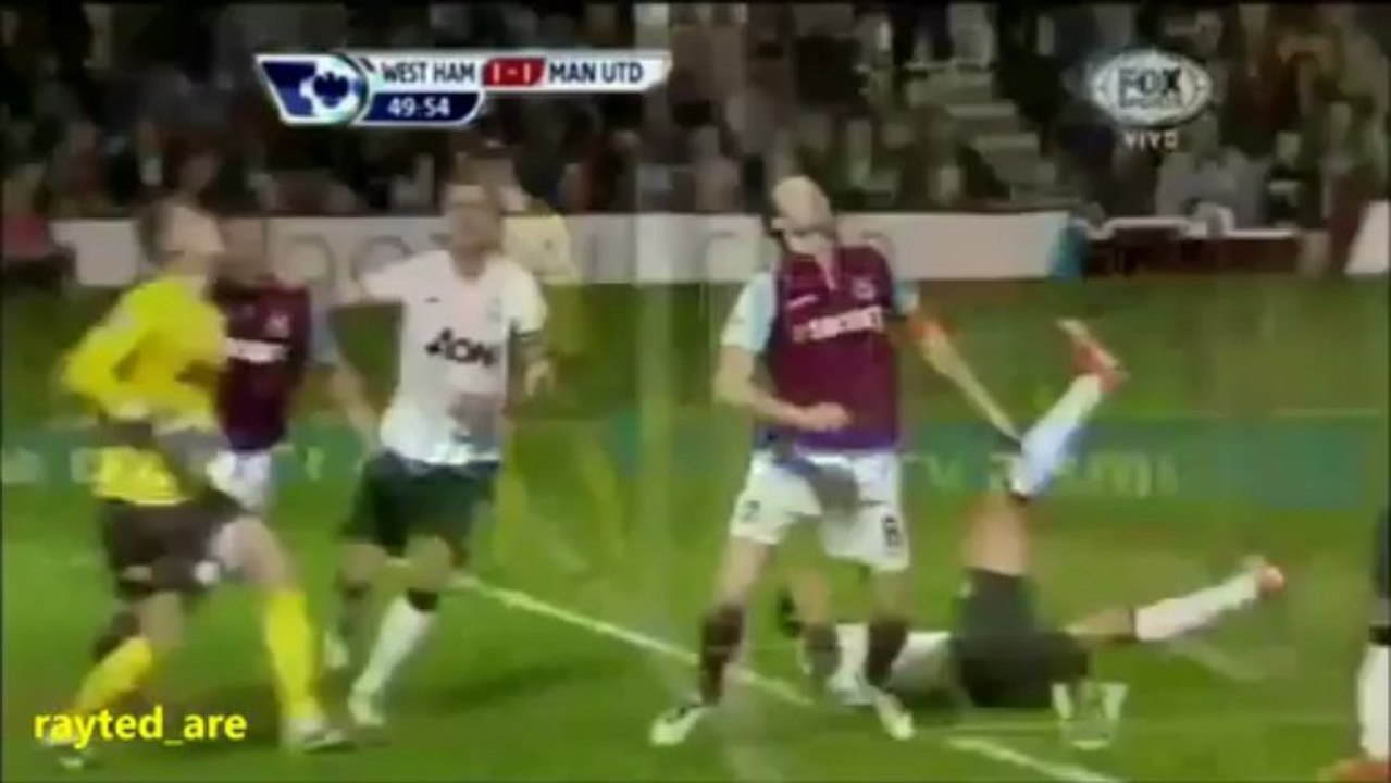 Andy Carroll vs Manchester United - 17th April. 2013