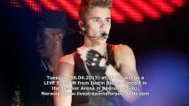 Justin Bieber konsert/concert in Telenor Arena Oslo (Baerum), Norway LIVE STREAM