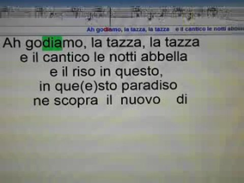 Karaoké Verdi Traviata Brindisi choeurs 2è partie