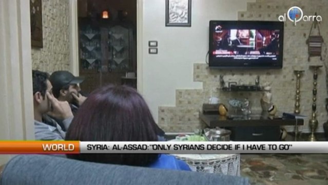 Syria : Al-Assad « Only Syrian Decide If I have to Go »