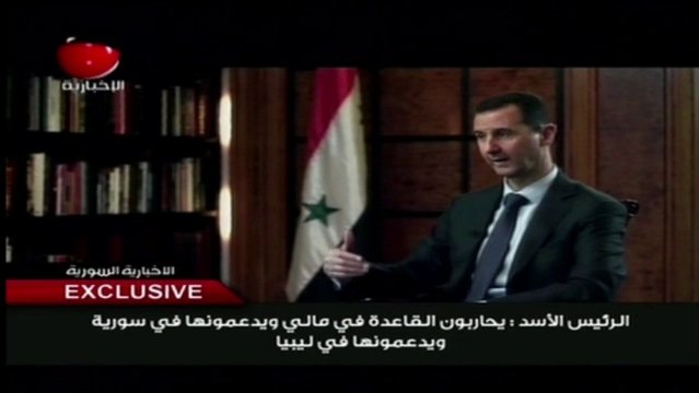 Syrie : Assad promet que l'Occident paiera cher