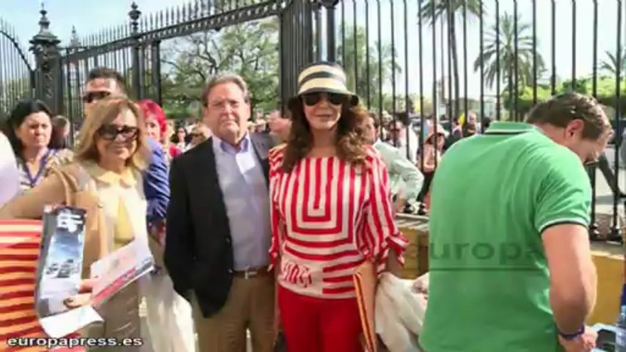 Sergio Ramos disfruta de la Feria en Sevilla