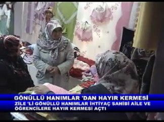 İLÇEMİZDE ''GÖNÜLLÜ HANIMLARDAN'' HAYIR KERMESİ