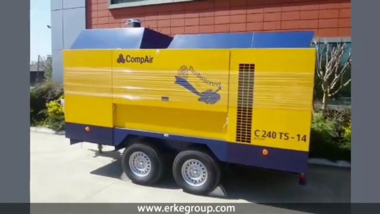 ERKE Dış Ticaret ltd., CompAir C-240 TS-14 Diesel Portable Compressor - www.erkegroup.com