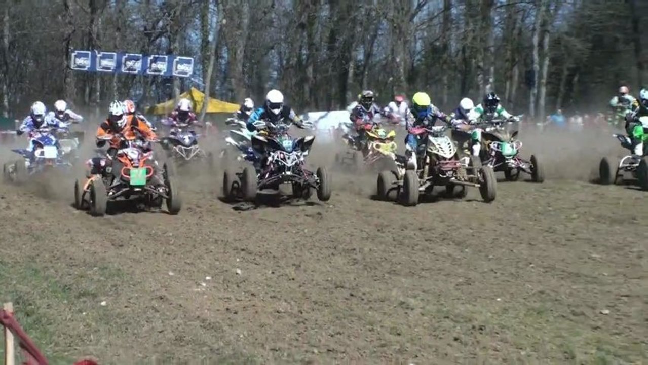 St-Marie, 1ère course du championnat de Franche-Comté Quad-Cross 2013
