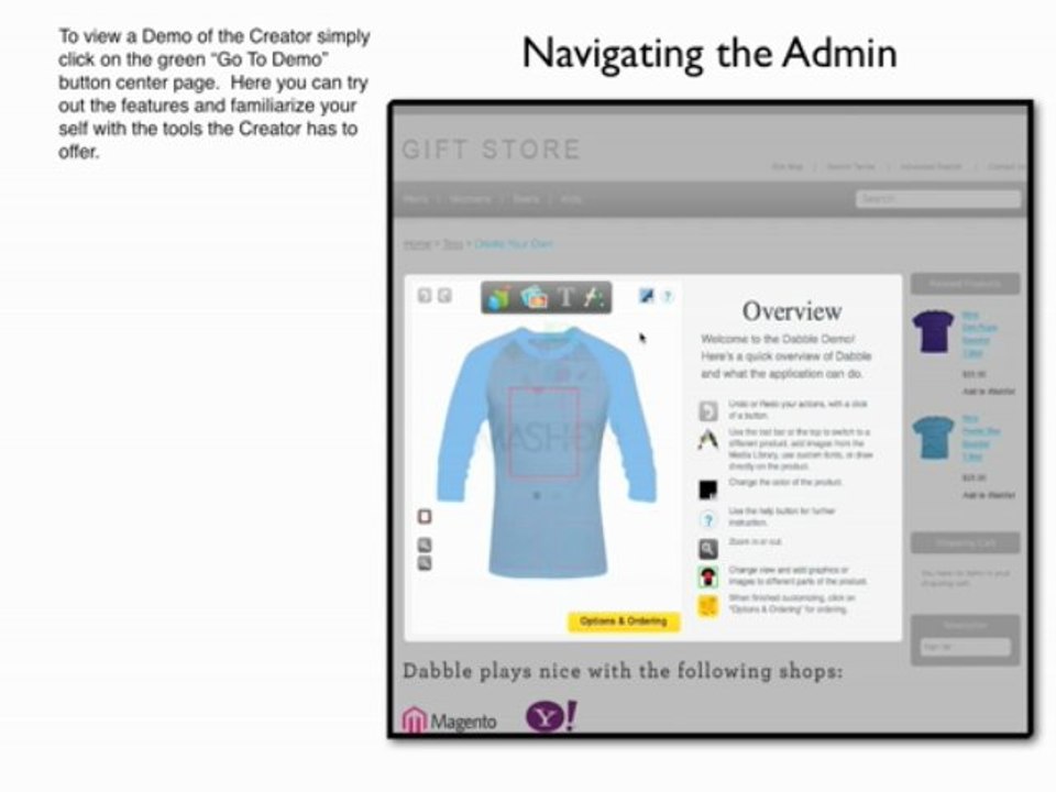 Navigating the Admin
