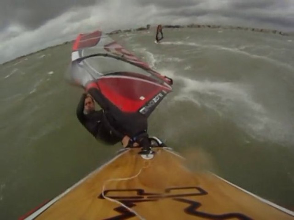windsurf La Baule 35 noeuds  Gopro HD