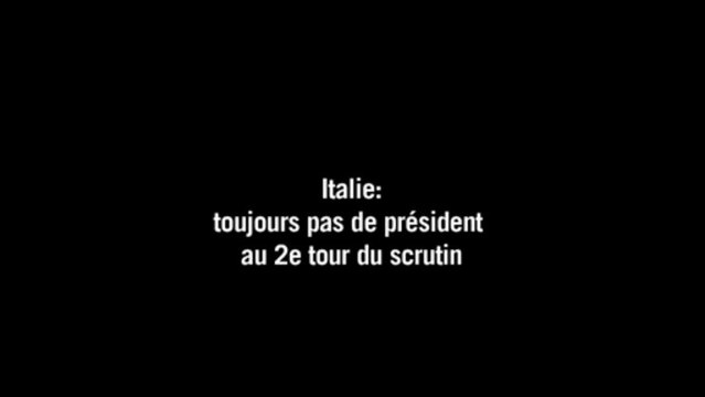 Toujours pas de président en Italie au deuxième tour de scrutin