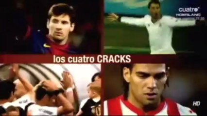 los cuatro cracks Cristiano Ronaldo Falcao Messi Neymar