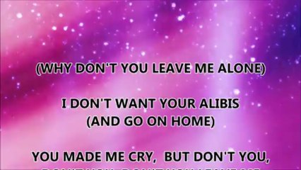 The Three Degrees - Just Leave Me Alone (Lyric Video HD)