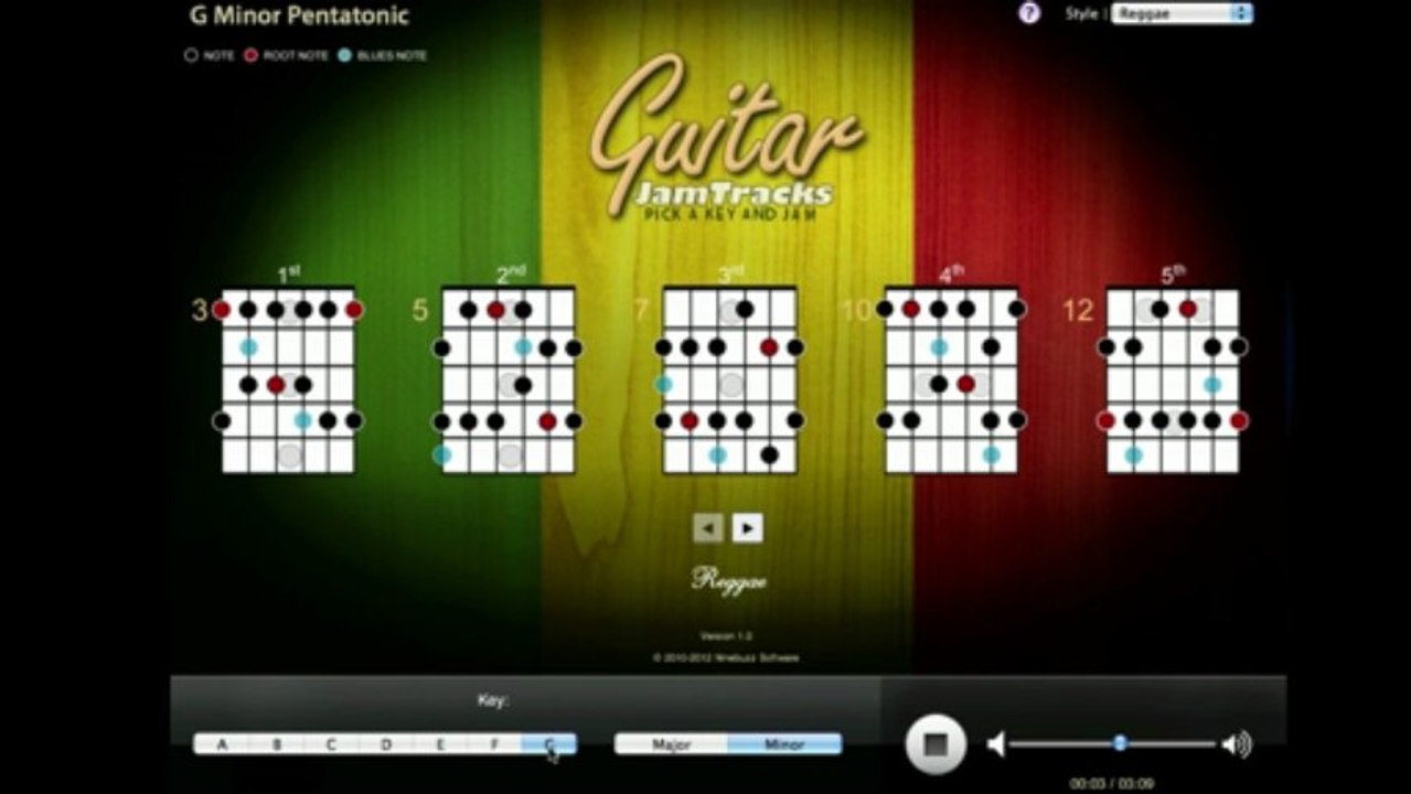 Guitar Backing Jam Tracks App Demo, Review & Example Jams - Blues, Jazz, Reggae
