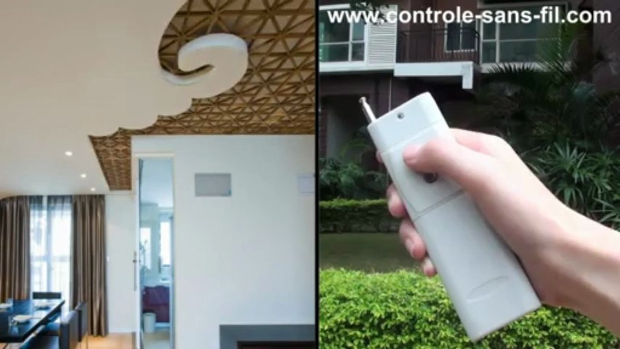 Kit Émetteur Récepteur Radio Porte Garage Longue Portée 2000M 9V 12V 24V 315/433Mhz 1 Voie