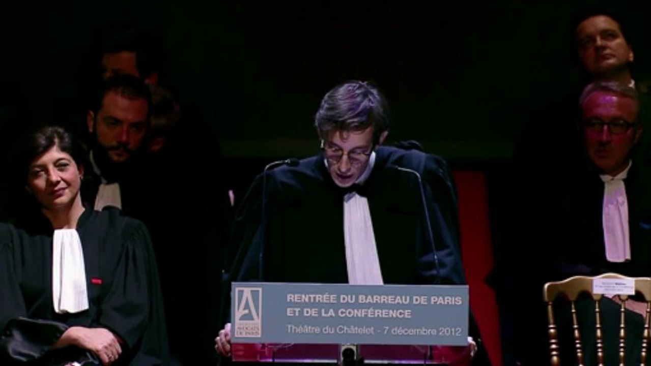 Rentrée du barreau 2012 : Benjamin Mathieu, 2e...