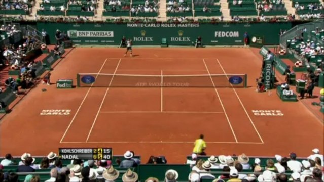 Nadal supera a Kohlschreiber y se planta en cuartos