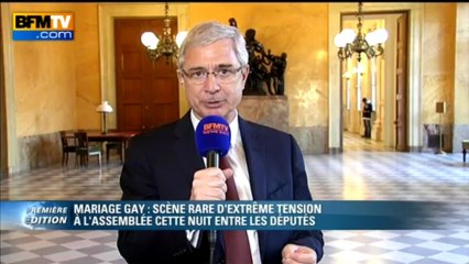Bartolone, sur les troubles de la nuit à l'Assemblée: "Je vais demander des sanctions" - 19/04