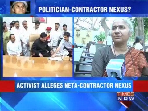 Medha Patkar claims bribe paid for irrigation contracts