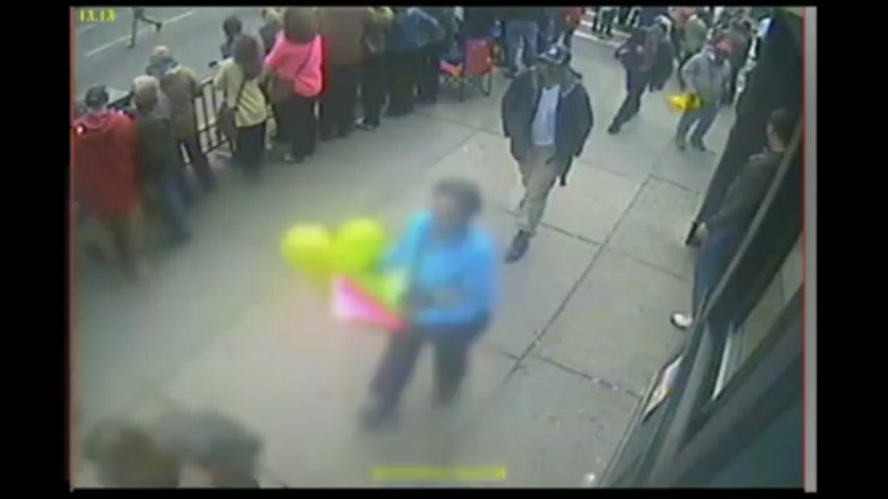 Surveillance Video Suspects Boston Bombings