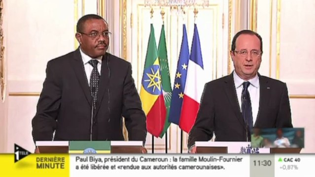 Hollande exprime son immense soulagement après la libération des otages