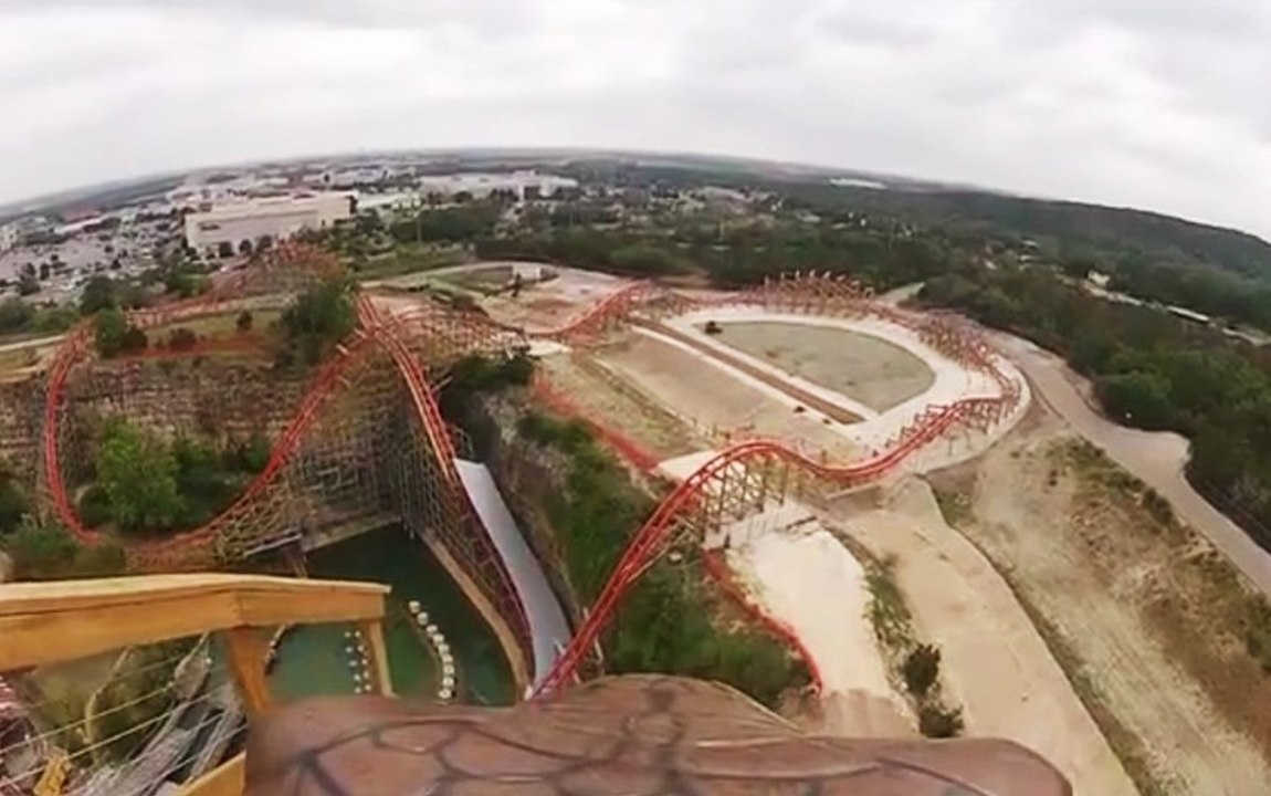 Vidéo onride pour Iron Rattler à Six Flags Fiesta Texas