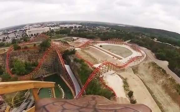Vidéo onride pour Iron Rattler à Six Flags Fiesta Texas