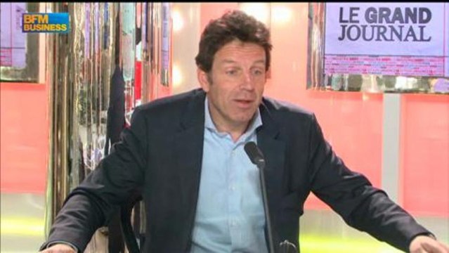 Geoffroy Roux de Bézieux et François Brottes dans Le Grand Journal - 18 avril 4/4