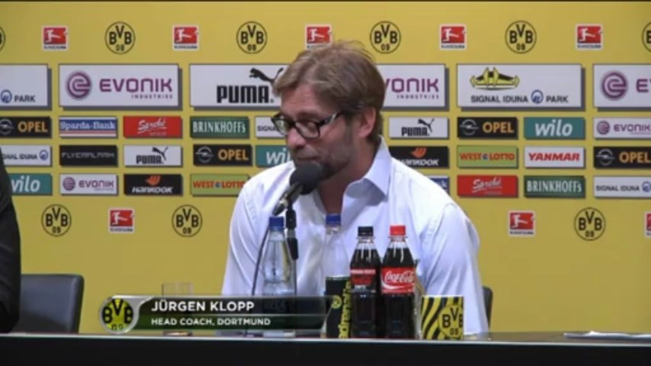 Klopp: '' Werde nächstes Jahr Trainer bei Dortmund sein''
