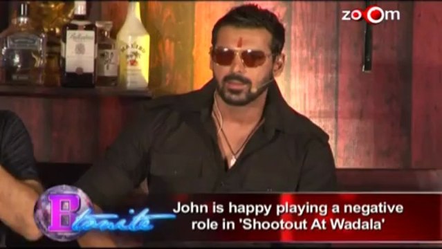 John is happy playing a negative role in 'Shootout At Wadala'