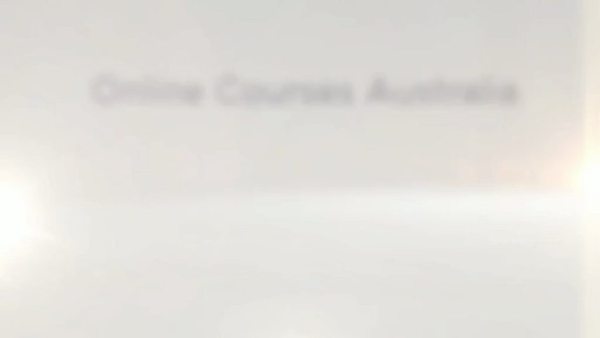 Online Courses