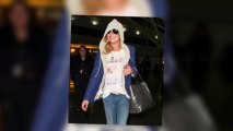 Lindsay Lohan Attempts to Disguise Herself in a Hoodie