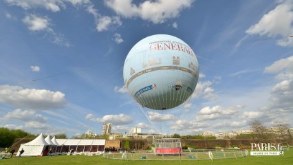 Inauguration du nouveau ballon Generali au parc André Citroën.