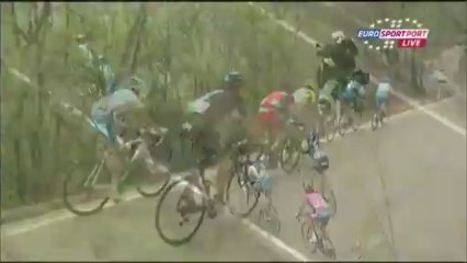 Wiggins bisikletini fırlattı