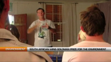 South African wins Goldman prize for the Environment