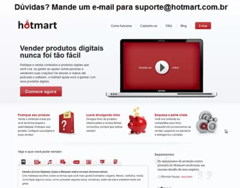 Como comprar no Hotmart