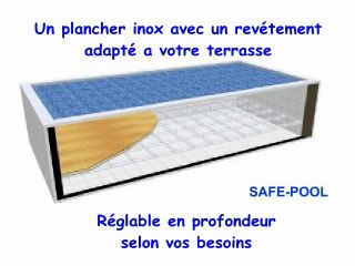 SAFE-POOL Fond mobile pour votre piscine