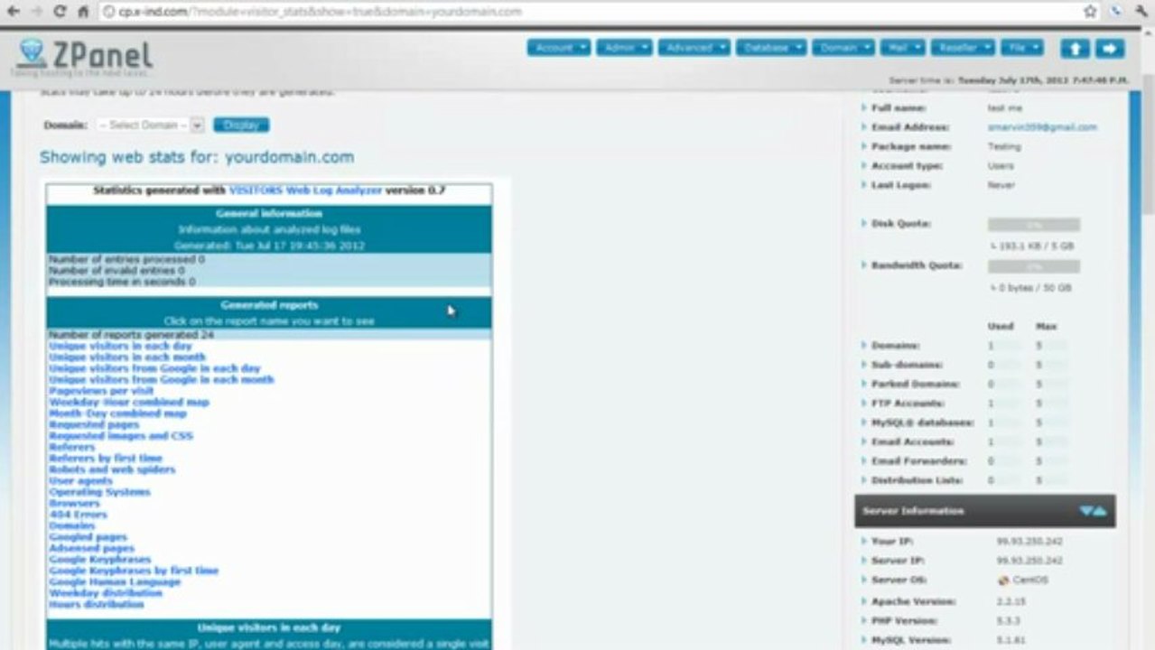 3. Creating a new email account and tracking visitor stats (720p_H.264-AAC)