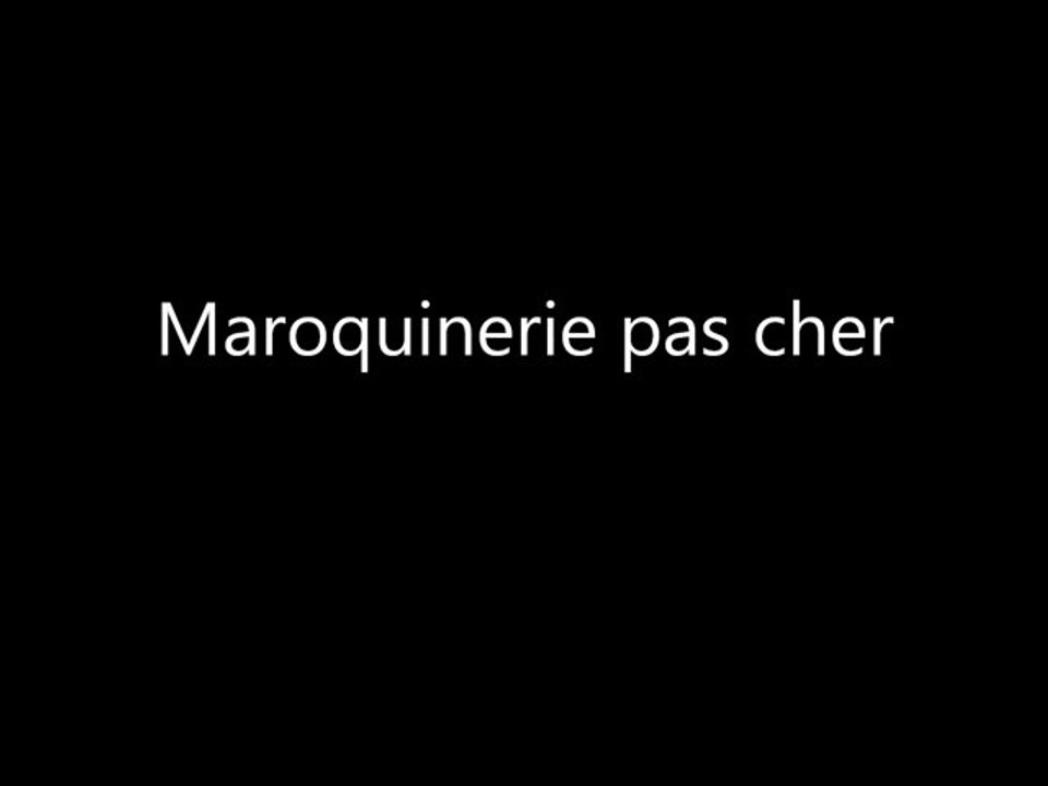 Maroquinerie pas cher