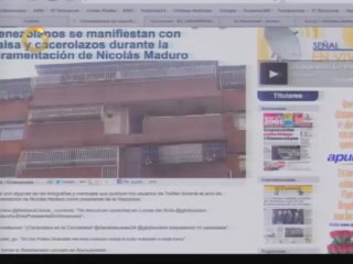 Venezolanos se manifiestan con salsa y cacerolazos durante la juramentación de Nicolás Maduro