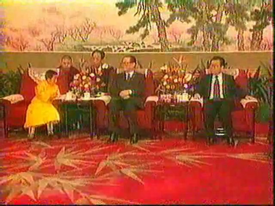 Action contre le président chinois Jiang Zemin à Paris