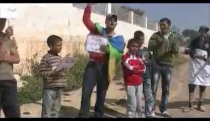 جانب من الوقفة الاحتجاجية