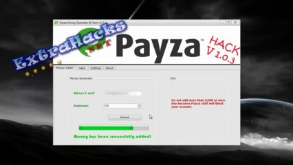 Generador de dinero gratis PAYZA Nuevo