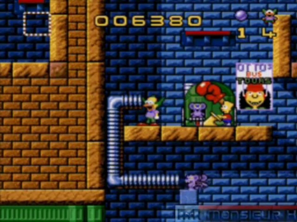 [Gameplay] Krusty Fun House (MegaDrive)