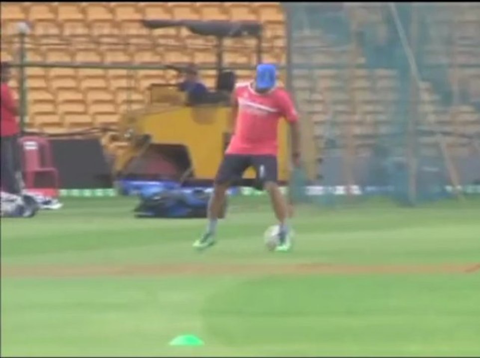 Rajasthan Royals in practice session