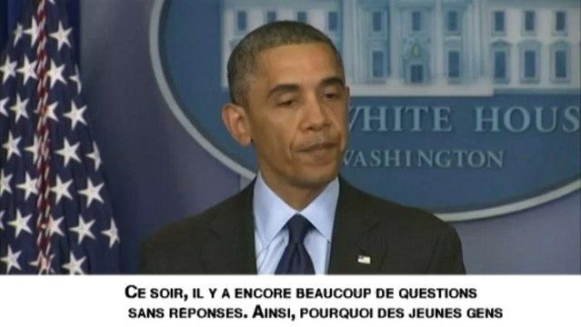 Obama sur l'attentat de Boston : Il reste des questions sans réponses