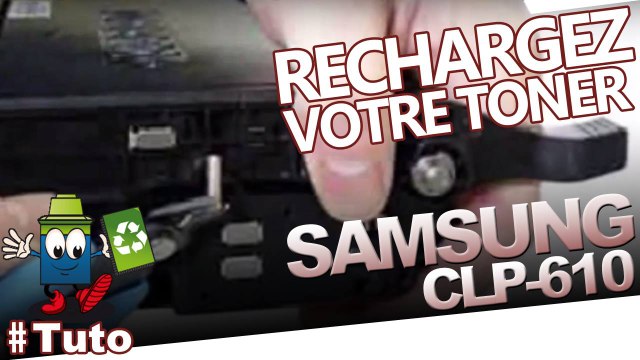Recharger facilement des toners CLP-610 Samsung