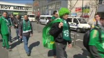 Les premiers supporters bretons arrivent au Stade de France