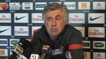 Conférence de presse de Carlo Ancelotti avant PSG-Nice