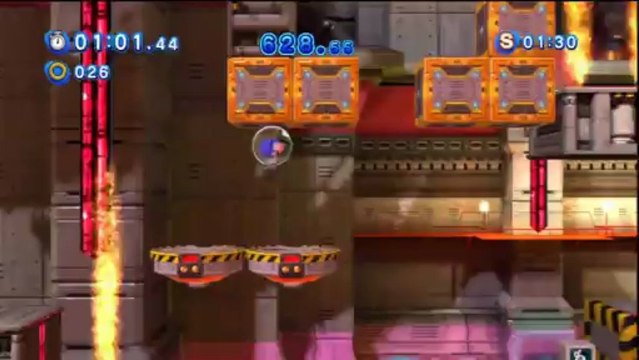 Sonic Generations - Chemical Plant Acte 1 - Défi 3 : Défi Bouclier Aqua