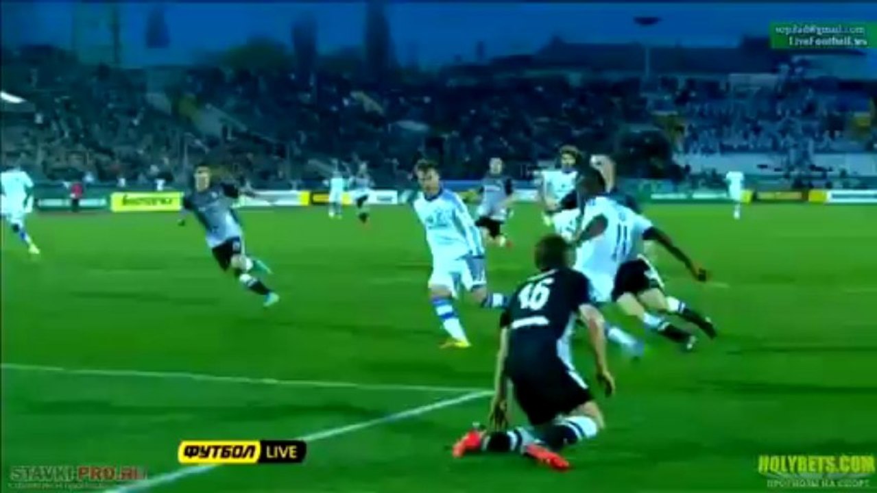 Заря - Динамо. Гол Идейе