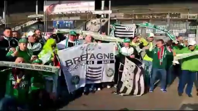 Des supporters Stéphanois... bretons
